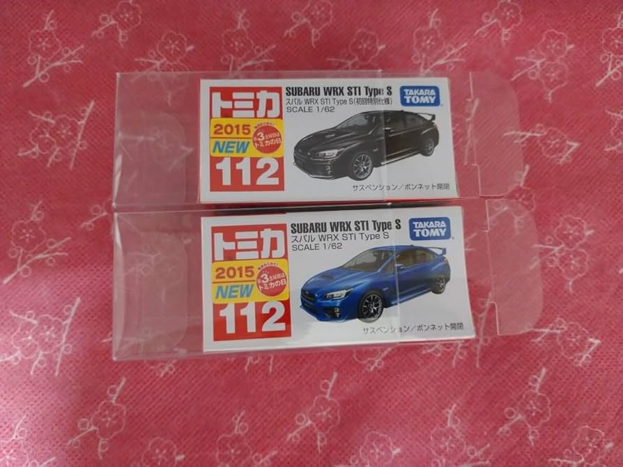 トミカまとめ売り 112台 ケース付き Amazon | ☆トミカ・NO.112 スバル WRX STI type S 初回カラーと